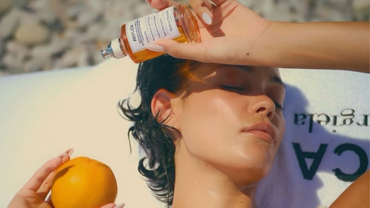 Image of model with Never Eding Summer EDT
